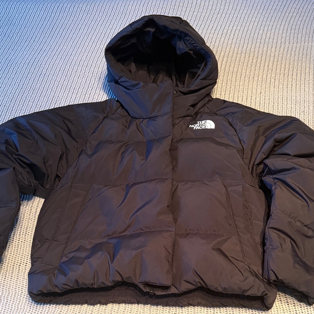 The North Face black  Hooded Puffer Jacket